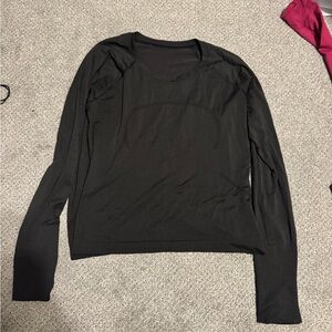 Lululemon swiftly tech long sleeve shirt waist length black